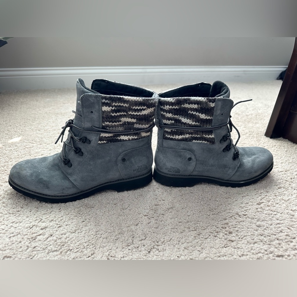 The North Face Women's Grey Combat  Boots